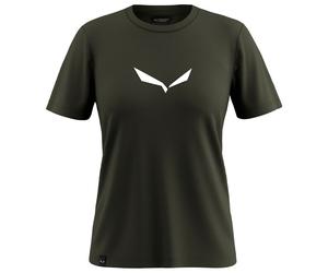 Salewa - Women's Solid Dri-Release S/S Tee - T-Shirt, Gr. XXL 44, oliv/schwarz (DarkOlive)