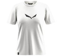 Salewa - Women's Solid Dri-Release S/S Tee - T-Shirt, Gr. XXL 44, weiß/grau (WhiteNewLogo)