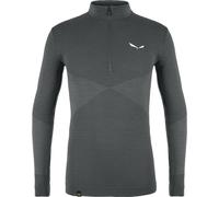 Salewa Zebru MED Warm AMR M 1/2Z Tee onyx (0870) 48/M