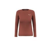 Salewa Zebru MED Warm AMR W Long Sleeve Tee etruscan red (1980) 40
