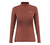 Salewa Zebru MED Warm AMR W 1/2Z Tee etruscan red (1980) 36