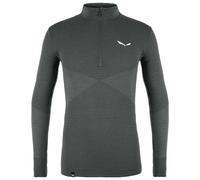 Salewa Zebru MED Warm AMR M 1/2Z Tee onyx (0870) 48/M