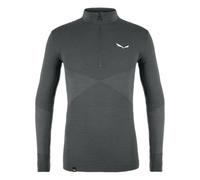 Salewa Zebru MED Warm AMR M 1/2Z Tee onyx (0870) 46/S