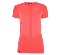 Shirt Damen Salewa Zebru Medium Warm Amr T-Shirt - fluo coral