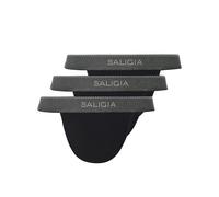 SALIGIA Herren Slips 3er Pack - Sexy, Tag-Free & Ultrafine 100S TENCEL Modal Unterwäsche ohne Fliegenbeutel, 3er-Pack Schwarz, Large
