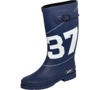 SALIHA Damen Regenstiefel Simone, dunkelblau/weiß, 100% Gummi, Gr. 38. Damen Regenstiefel Simone