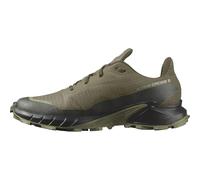 Salomon Alphacross 5 Gore-Tex wasserdichte Herren Trail-Laufschuhe, Outdoor-bereit, Wasser- und Wetterschutz, Anhaltender Komfort, Olive Night, 45 1/3