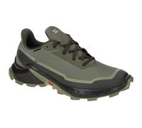 Salomon Alphacross 5 Gore-Tex wasserdichte Herren Trail-Laufschuhe, Outdoor-bereit, Wasser- und Wetterschutz, Anhaltender Komfort, Olive Night, 42