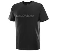 Salomon - Big Logo T-Shirt - T-Shirt, Gr. XXL, schwarz (DeepBlack)