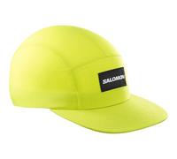 Salomon Bonatti Waterproof Five Panel Unisex Kappe Trail Running Wandern MTB Lauf, Wasserdichter Trail Running Wandern MTB Laufz, Leichtgewichtiger Komfort, Frischer Style, Gelb, Einheitsgröße
