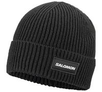Salomon - Classic Beanie - Mütze, Gr. One Size, schwarz (DeepBlack)