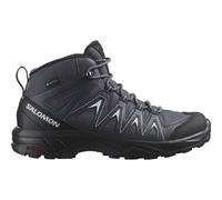 SALOMON Damen Multifunktionsstiefel SHOES X BRAZE MID GTX W Ebony/India Ink (L47181100) 40 ⅔ Ebony/India Ink/Bleached Aqua