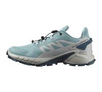 Salomon - Damen Traillaufschuh Supercross 4 türkisGore-Tex stone blue/luna rock - Gr. - UK 5