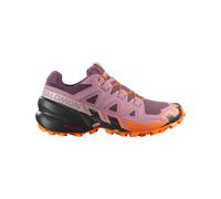 Salomon - Damen Traillaufschuhe - Speedcross 6 W - Speedcross 6 W Huckleberry/Dusky Orchid für Damen - Größe 40 - Rosa Rosa 40