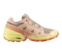 SALOMON Damen Trailrunningschuhe SHOES SPEEDCROSS 6 W Burro/Sun Lm/Almond (L47985000) 40 Burro/Sunny Lime/Almond Cream