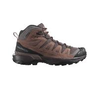 SALOMON Damen-Trekking-Stiefel X ULTRA 360 LEATHER MID GTX W peppercorn/cognac/hot coral - Größe EU: 44