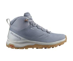 SALOMON Damen Trekkinghalbschuhe SHOES OUTsnap CSWP W Flint/Prlblu/Gum3 (L47289900) 42 Flint Stone/Pearl Blue/Gum3