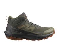 Salomon Elixir Activ Mid Goretex Wanderschuhe Peat / Black / Caramel Cafe EU 44 2/3 (L47560300-10)