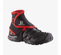 Salomon Trail Gaiters High Unisex Gamaschen Trail Running Wandern MTB Lauf, Leichte Handhabung, Haltbarkeit, Trail Running Wandern MTB Laufz, Schwarz, M