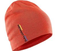 Salomon Graphic Unisex-Mütze Ski Snowboarden, Vielseitigkeit, Bequeme Passform und Insgesamt Elegantes Design, Rot, Einheitsgröße