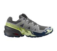 Salomon Trailrunning-Schuhe Speedcross 6 – Castlerock/Lime Cream/Poseidon – Größe 42 2/3 (UK 8.5)