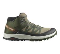 SALOMON Herren Multifunktionsstiefel SHOES OUTRISE MID GTX OlvNig/Rainy Day/S (L47143600) 42 Olive Night/Rainy Day/Sugar Almond