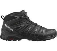 Salomon X Ultra Pioneer Mid Gore-Tex wasserdichte Herren Outdoorschuhe, Outdoor-bereit, Sicherer Fußhalt, Stabil und gedämpft, Black, 47 1/3