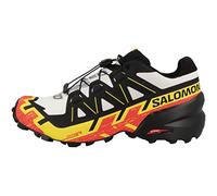 Salomon Herren Speedcross 6 Sneaker, Weiß Schwarz Imperium Gelb, 40 EU