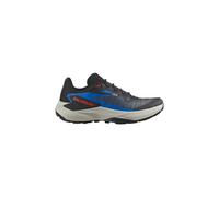 Salomon - Traillaufschuhe - Genesis M Black / French Blue / Cherry Tomato für Herren aus Wolle - Größe 45 1/3 - schwarz schwarz 45 1/3
