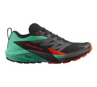 SALOMON Sense Ride 5 - Herren - Schwarz / Grün / Rot - Größe 47 1/3- Modell 2025