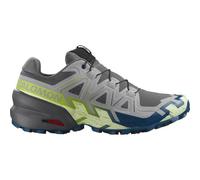 SALOMON Speedcross 6 - Herren - Grau / Grün / Blau - Größe 42 2/3- Modell 2025