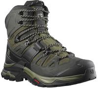 Salomon - Wanderschuhe Herren - Quest 4 Gtx Olive Night/Peat/Safari für Herren, aus Leder - Khaki Khaki 11 UK