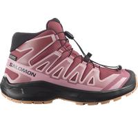 Outdoorschuh SALOMON "XA PRO MID WP J", Kinder, Gr. 32, pink (nocturne, dusky orchid, schwarz), Synthetik, Textil, Schuhe Outdoorschuh, wasserdicht (23686302-32) nocturne, dusky orchid, schwarz