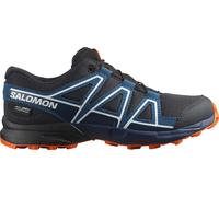Salomon Junior Speedcross Waterproof Dark Navy/Dark Blue/Red Orange Dark Navy / Dark Blue / Red Orange 38