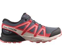 Salomon Kinderschuhe Speedcross Wp J – Grau/Rot – Größe 33 – Modell 2025