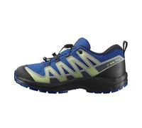 salomon xa pro v8 waterproof blau grun kinder trailrunning schuhe 38