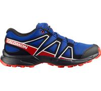 Salomon Speedcross Kinder Schuhe elektrisch blau rot schwarz - 34