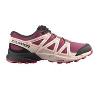 Outdoorschuh SALOMON "SPEEDCROSS J", Kinder, Gr. 38, rot (nocturne, hushed violet, rouge rot), Synthetik, Textil, Schuhe Outdoorschuh, für Kinder & Jugendliche (19571914-38) nocturne, hushed violet, r