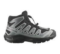 Outdoorschuh SALOMON "XA PRO MID WP J", Kinder, Gr. 37, schwarz-weiß (schwarz, sedona sage, wrought iron), Synthetik, Textil, Schuhe Outdoorschuh, wasserdicht (67678528-37) schwarz, sedona sage, wroug