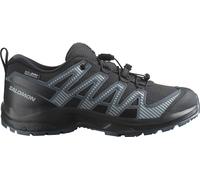Salomon - Wasserfeste Wanderschuhe - XA Pro V8 WP J Black / Turbulence / Quarry - Kindergröße 39 - schwarz schwarz 39