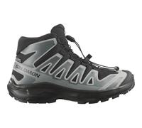 Outdoorschuh SALOMON "XA PRO MID WP J", Kinder, Gr. 32, schwarz-weiß (schwarz, sedona sage, wrought iron), Synthetik, Textil, Schuhe Outdoorschuh, wasserdicht (67678528-32) schwarz, sedona sage, wroug