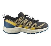 Salomon - Kid's XA Pro V8 Waterproof - Multisportschuhe, Gr. 38, beige (Black/GrayGreen/PowderGiallo)