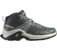 Salomon X RAISE MID GTX J Kinderstiefel, dunkelgrün, größe 35