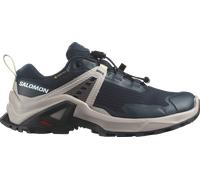 SALOMON Kinder Trekkinghalbschuhe SHOES X RAISE GTX J Carbon/Asrose/Claqua Ashes Of Roses/Clearly Aqua - Gr. - 38