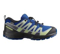 salomon xa pro v8 waterproof blau grun kinder trailrunning schuhe