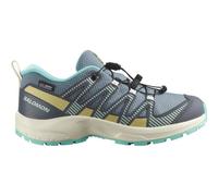 SALOMON Kinder Trekkinghalbschuhe SHOES XA PRO V8 WP J Troope/Turbul/Ablue (L47729700) 28 Grau