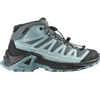 SALOMON Kinder Trekkingstiefel SHOES X ULTRA MID GTX J Turbul/Black/Tou Turbulence/Black/Tourmaline - Gr. - 34