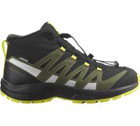 SALOMON Kinder Trekkingstiefel SHOES XA PRO V8 MID CSWP J Black/Dlicgr Black/Deep Lichen Green/Safety Yell - Gr. - 31