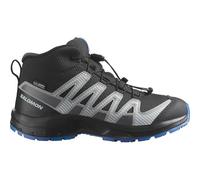 Salomon - Kid's XA Pro V8 Mid Waterproof - Wanderschuhe, Gr. 34, schwarz/grau (Black/Monument/FrenchBlue)