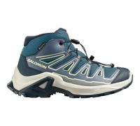 Salomon Kinder X Ultra Mid GTX Schuhe (Größe 36, blau)